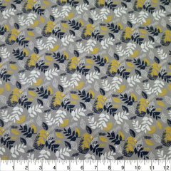 Craft Cotton Company Tossed Leaves Cotton Fabric