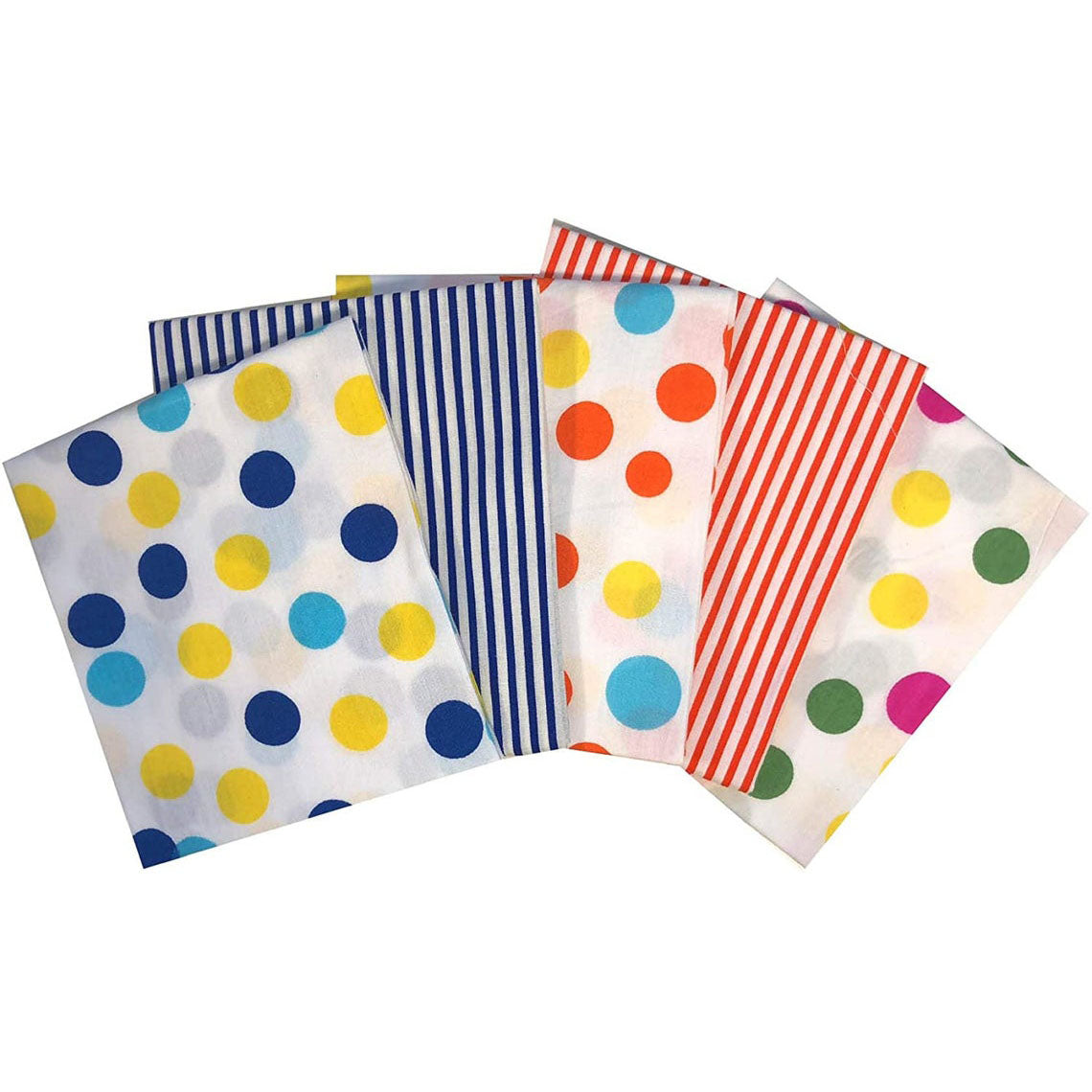 Striped and Polka Dots The Craft Cotton Co Fat Quarters Bundle