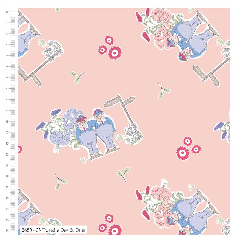 Craft Cotton Company Tweedle Dee & Dum Cotton Fabric