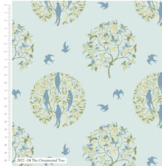 Voysey Birds in Nature Fabric by the V&A 100% Cotton (2872)