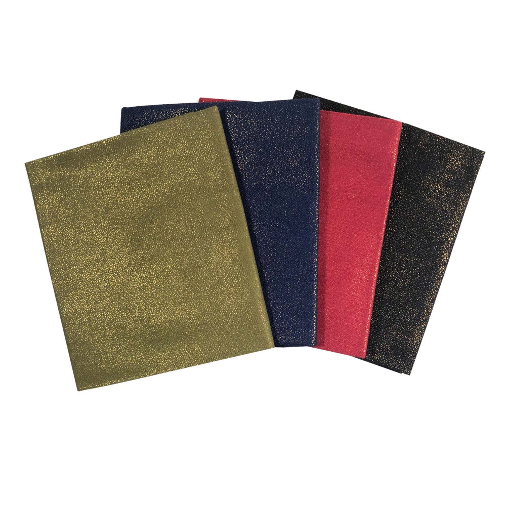 Dot Foil Fat Quarters, 4 Piece Pack 100% Cotton