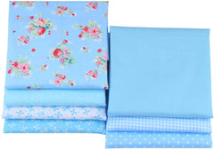 Blue and White Floral Fat Quarters Bundle