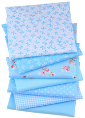 Blue and White Bow Knot Fat Quarters Bundle