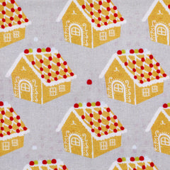 Gingerbread Biscuits Christmas Fat Quarters Fabric Bundle, Pack of 5 - 100% Cotton