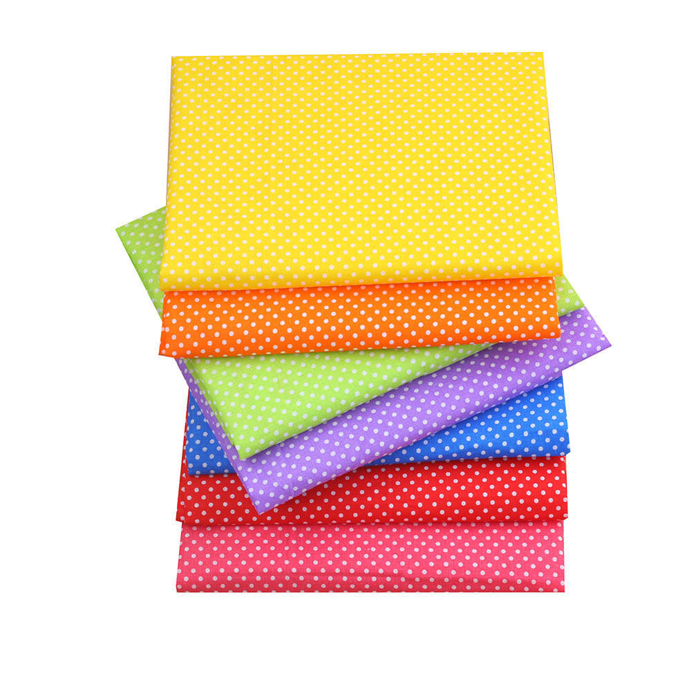 Cotton Polka Dot Fat Quarters Fabric Bundle