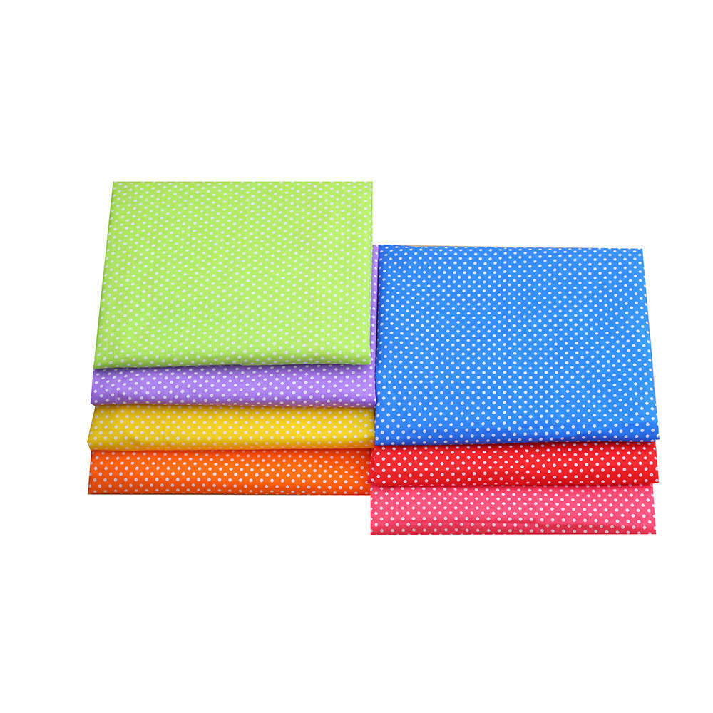 Cotton Polka Dot Fat Quarters Fabric Bundle