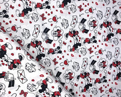 Little Johnny - Valentine's Disney Mickey Minnie Mouse Fabric