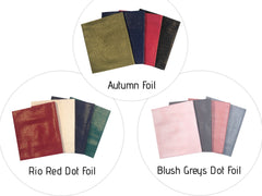 Dot Foil Fat Quarters, 4 Piece Pack 100% Cotton