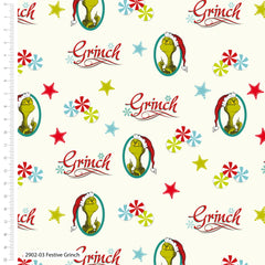 Festive Grinch Fat Quarters Bundle