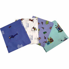 The Witches Roald Dahl, Fat Quarter Fabrics, Pack of 5 (2678-00)