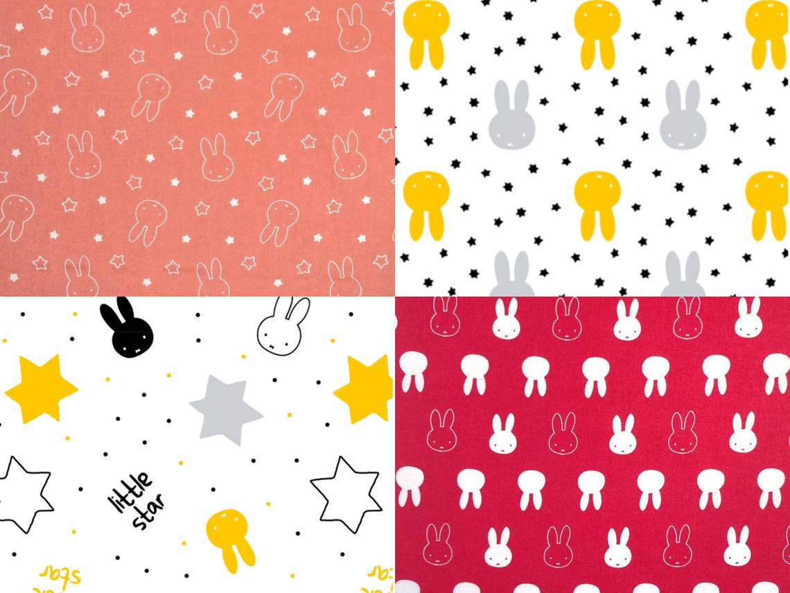 Miffy Cotton Print Fabric Collection