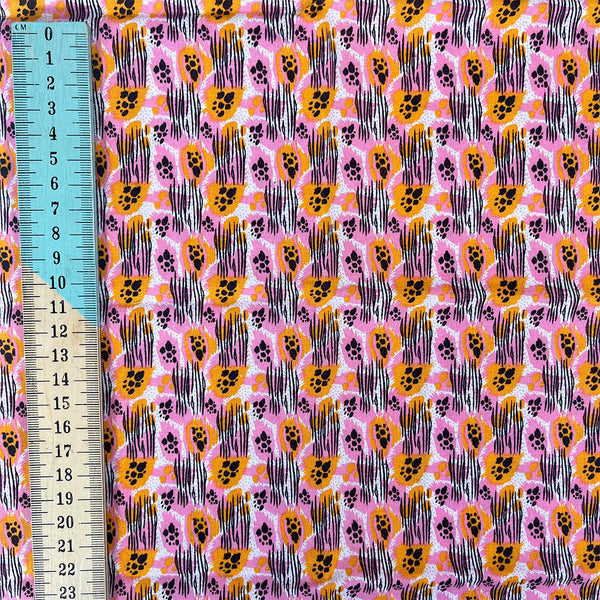 Jungle Animal Print Cotton Fabric