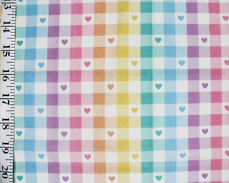Little Johnny Love Check Fabric