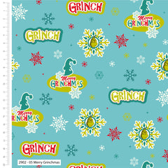 Merry Christmas Grinch Fat Quarters