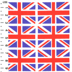 Rose & Hubble Mini Union Jack Flags United Kingdom UK Cotton Fabric