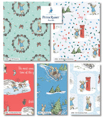 Peter Rabbit Christmas Cotton Fabric Collection