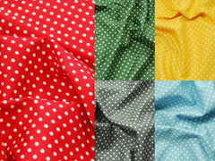 Rose & Hubble 3mm Polka Dot 100% Cotton Poplin Fabric