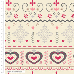 Scandi Love Christmas Cotton Fabric