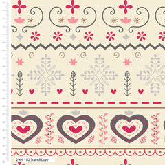 Scandi Love Christmas Fabric