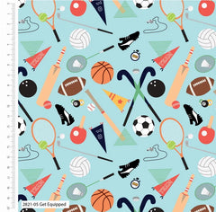 Craft Cotton Company Team Player Get Equipped Cotton Fabric