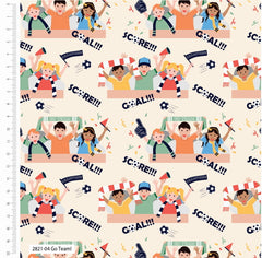 Craft Cotton Company Team Player Go Team Cotton Fabric