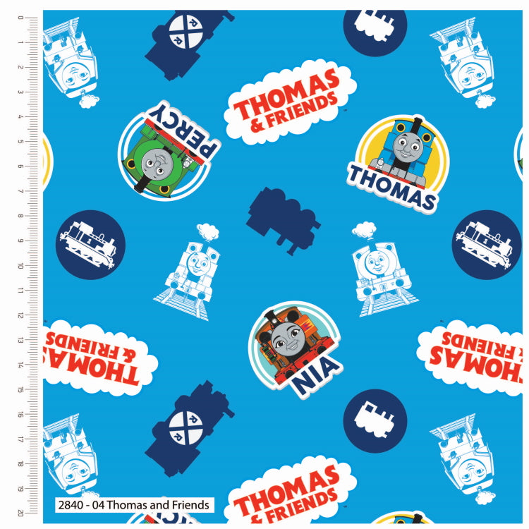 Craft Cotton Company Explorers Thomas & Friends Fabric 