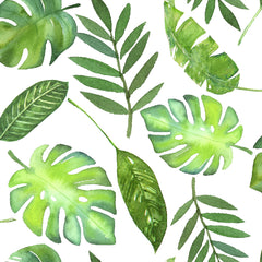 Craft Cotton Company Tropical Palm Green Leaves Cotton Fabric